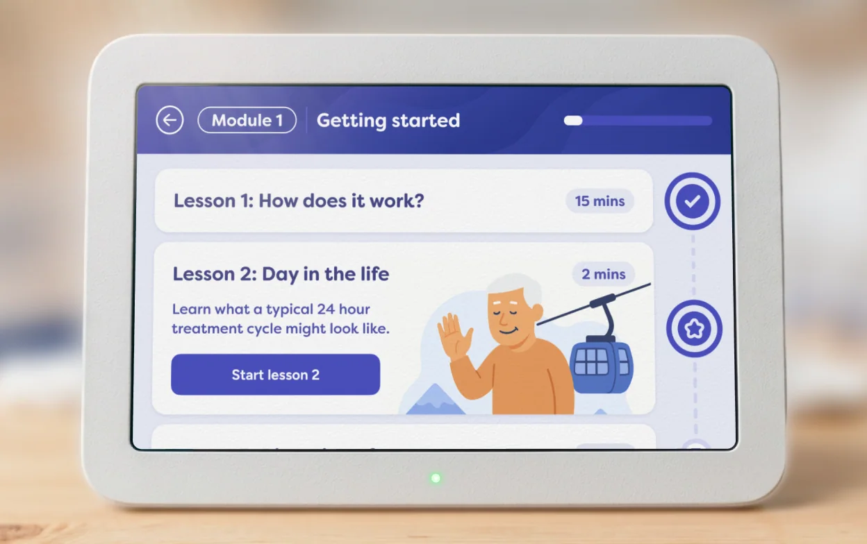 A patient education platform project preview