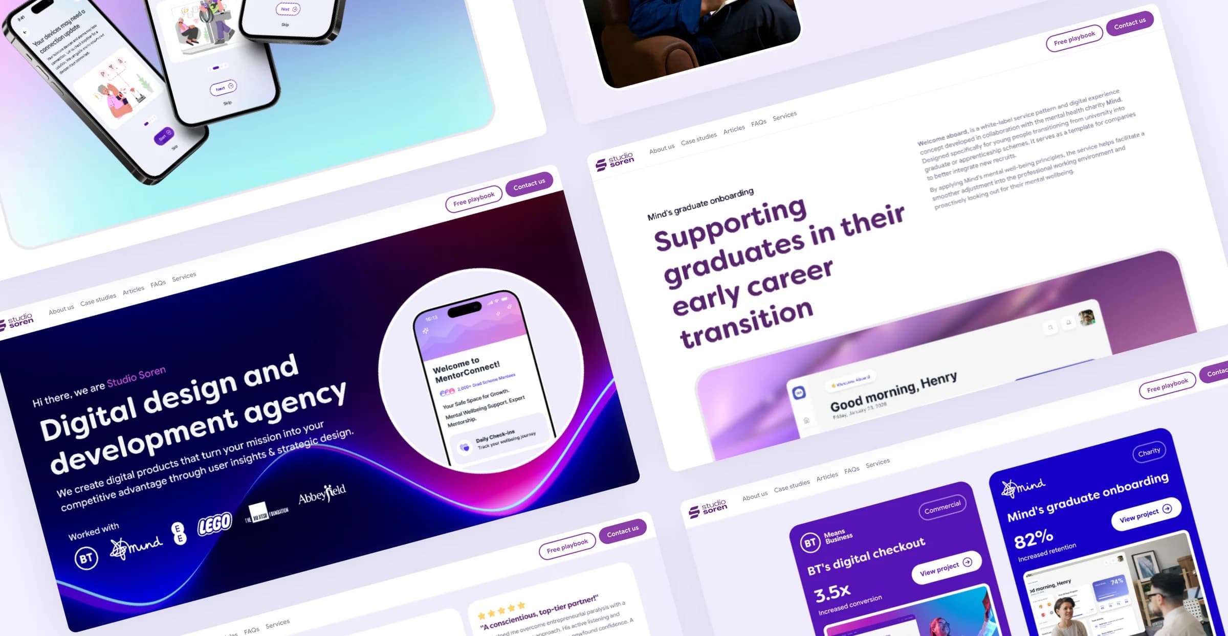 Reworking the Studio Soren site hero