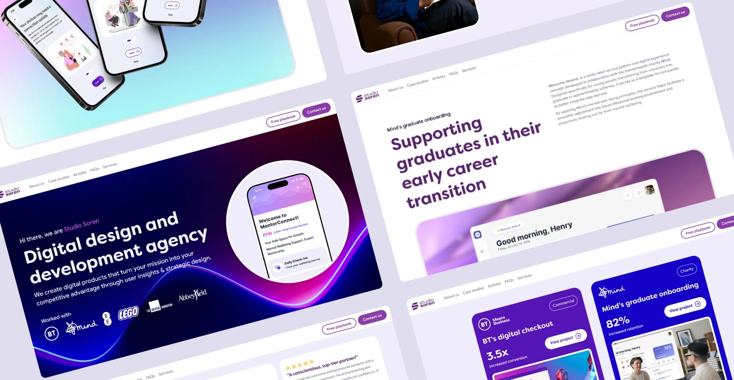Reworking the Studio Soren site hero